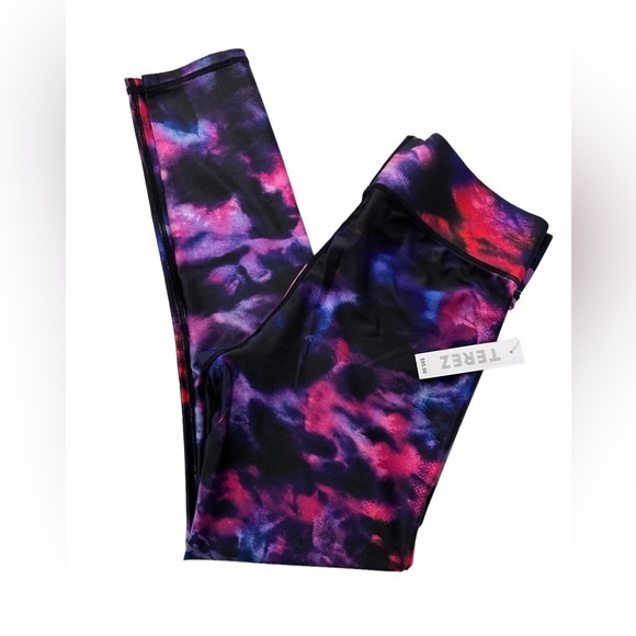 Terez NWT Space Galaxy leggings sz Large - Picture 8 of 10